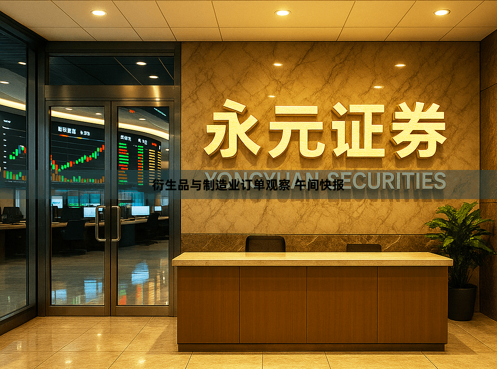 衍生品与制造业订单观察 午间快报