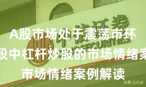 A股市场处于震荡市环境的阶段中杠杆炒股的市场情绪案例解读